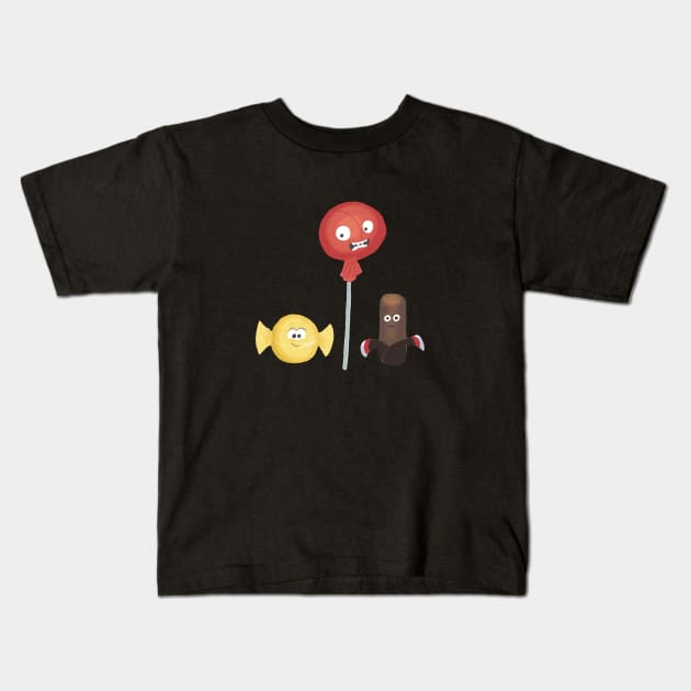 I Want Candy Kids T-Shirt by mattmattson